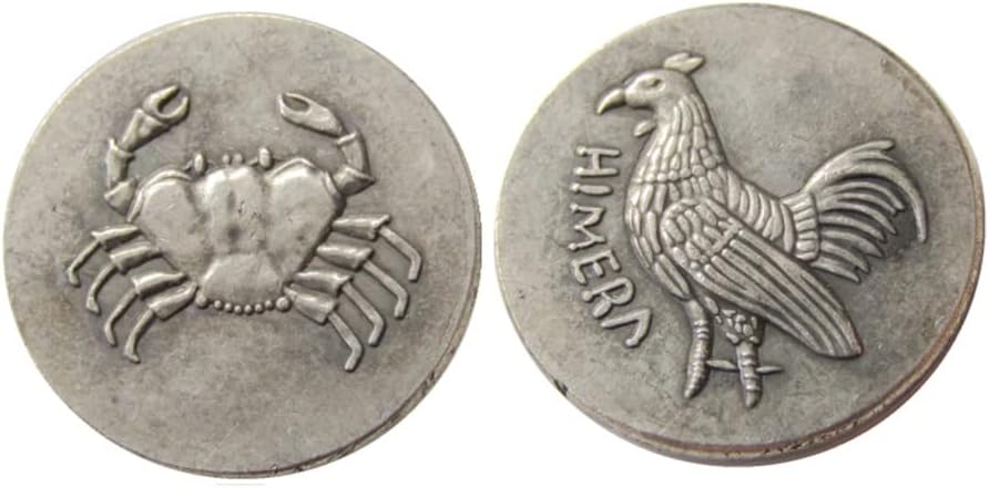 Gümüş Dolar Antik Yunan Sikke Dış Kopya Gümüş Kaplama hatıra parası G36S