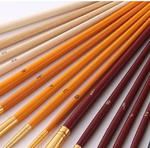 GRETD 25 adet / takım Naylon Kafa Saç Boya Fırçası Yağ Akrilik Su Renk Boyama Boyama Fırça Kalem Sanat Kırtasiye Malzemeleri