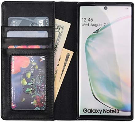 Samsung Galaxy S8 ile Uyumlu Eko-kaynaşmış Kitap Kapağı Kılıfı-Cüzdan tarzı kredi kartı ve Fatura yuvaları içinde-Modern