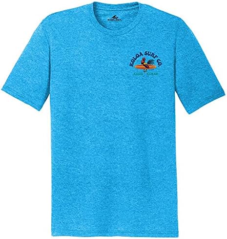 Koloa Sörf erkek Ukala Sörfçü Logo Hafif Tri-Blend Konfor T-Shirt XS-4XL