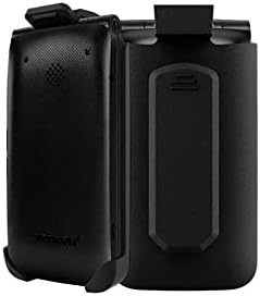 Alcatel Go Flip V Cep Telefonu için Verizon Kılıf Kemer Klipsi-Siyah