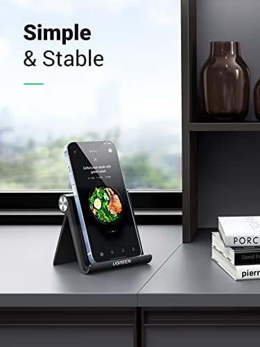 UGREEN Taşınabilir Cep Telefonu Standı Siyah Paket Beyaz Cep Telefonu Standı ile Uyumlu iPhone 14 Pro 14 Plus13 Pro