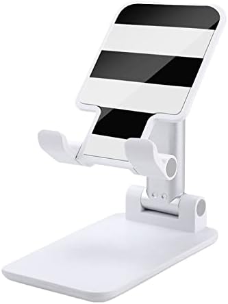 Siyah Beyaz Straignt Gurur Bayrak Baskı Cep Telefonu Standı iPhone Anahtarı Tablet ile Uyumlu Katlanabilir Ayarlanabilir
