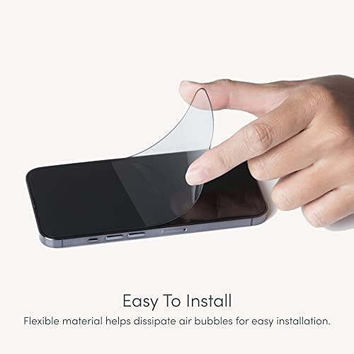 Moshı Kırılmaz Ekran Koruyucu için iPhone 14 Pro 6.1, AirFoil Pro Tam Kapak, Anti-Parmak İzi Teknolojisi ve Çizilmeye
