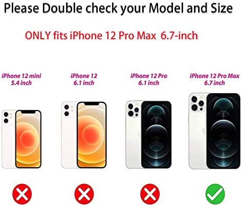 J. west iPhone 12 Pro Max Kılıf 6.7, Kadınlar için Yumuşak Darbeye Dayanıklı Sevimli Çiçek Telefon Koruyucu Kapak,
