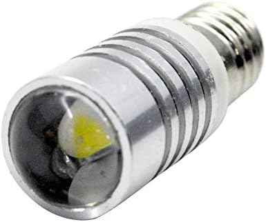 Ruıandsıon 1 adet E10 LED Yükseltme Ampul 2525 5W 6-18V Beyaz LED Ampul Değiştirme Farlar için El Feneri meşale ışık