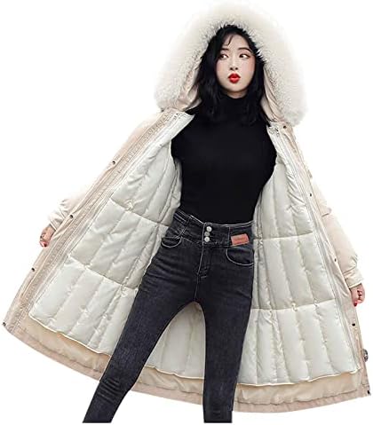Kadın kapitone hafif ceketler moda Kış İnce Orta uzunlukta Kalınlaşma sıcak pamuklu ceket