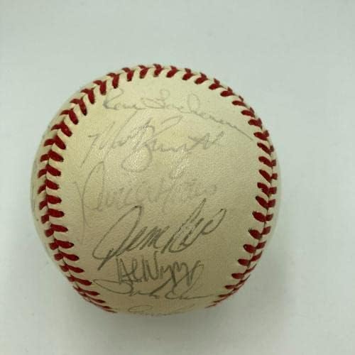 1986 Boston Red Sox AL Champs Takımı İmzaladı Dünya Serisi Beyzbol PSA DNA COA İmzalı Beyzbol Topları