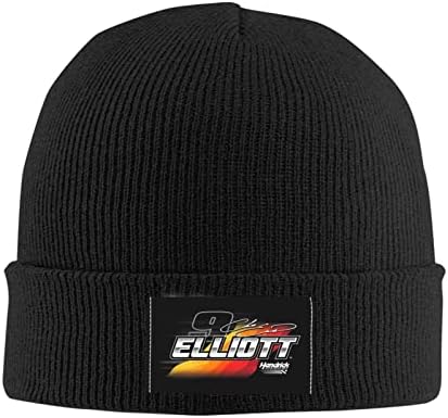 Dowrap Chase Elliott 9 Kış Bere Örgü Manşet Şapka Nervürlü Kap Sıcak ve Yumuşak Kafatası Kasketleri Kapaklar Erkekler