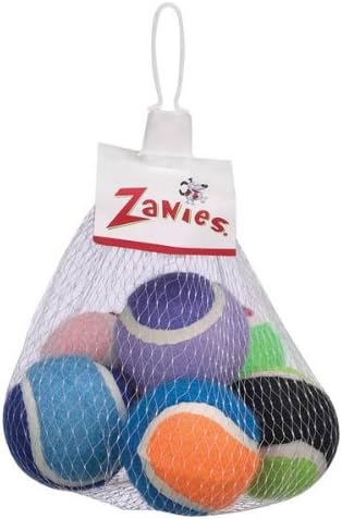Köpekler için Zanies Mini Tenis Topları, 6'lı Paketler, Küçük Irklar