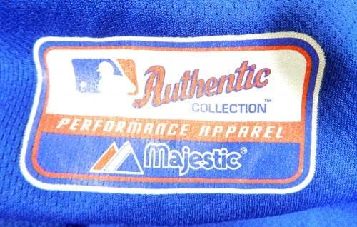 2003-04 Montreal Expos Jeremy Fikac 40 Oyun Kullanılmış Mavi Forma BP ST XL 813 - Oyun Kullanılmış MLB Formaları