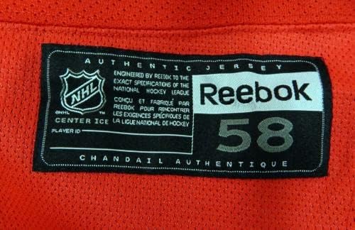 New York Rangers Oyunu Kullanılmış Kırmızı Antrenman Forması Reebok NHL 58 DP29934 - Oyun Kullanılmış NHL Formaları