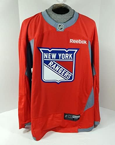 New York Rangers Oyunu Kullanılmış Kırmızı Antrenman Forması Reebok NHL 58 DP29933 - Oyun Kullanılmış NHL Formaları