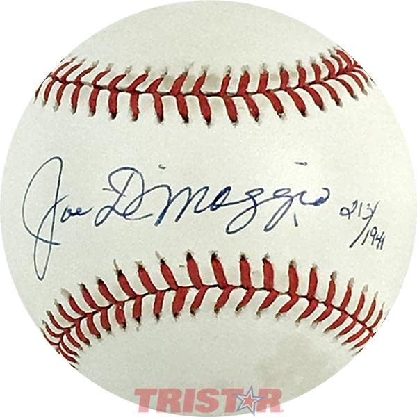 Joe DiMaggio İmzalı Resmi Amerikan Beyzbol Ligi - 1941'in Sınırlı Baskısı-İmzalı Beyzbol Topları