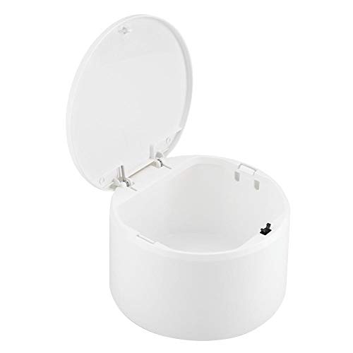FTVOGUE Mini Çift Katmanlar Masaüstü Çöp Kovası çöp Kutusu Atık Sınıflandırma Ev Ofis Banyo [Beyaz],çöp kutusu