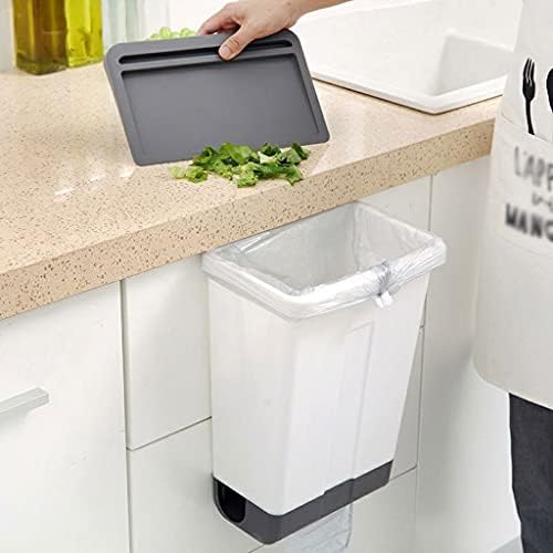 HJRD çöp kutuları, Duvara Monte Mutfak Duvara Monte Punch - Ücretsiz Ev Atık Kağıt sepeti kapaklı Tuvalet Çöp Sınıflandırma