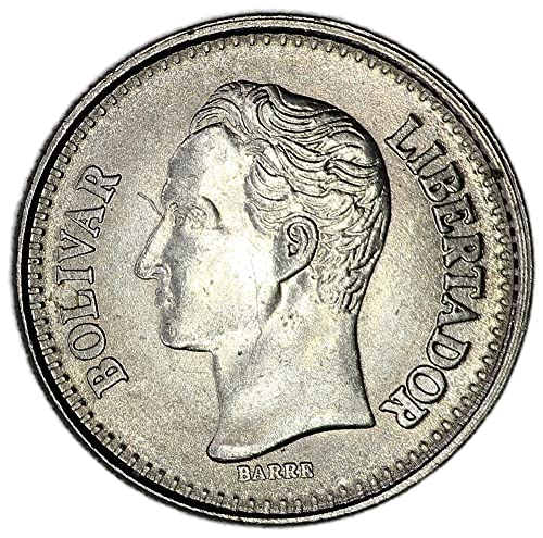 1990 Casa de Moneda de Meksika Nane Venezuela Bolivar Kurtarıcı 25 Centimos Satıcı Good