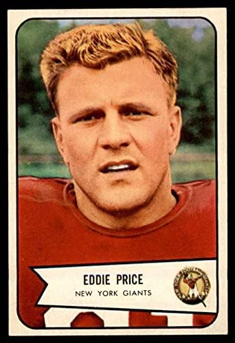 1954 Okçu 86 Eddie Price New York Giants-FB (Futbol Kartı) ESKİ/MT Giants-FB Tulane