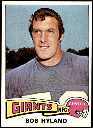 1975 Topps 368 Bob Hyland New York Giants-FB (Futbol Kartı) NM Giants-FB Boston Koleji
