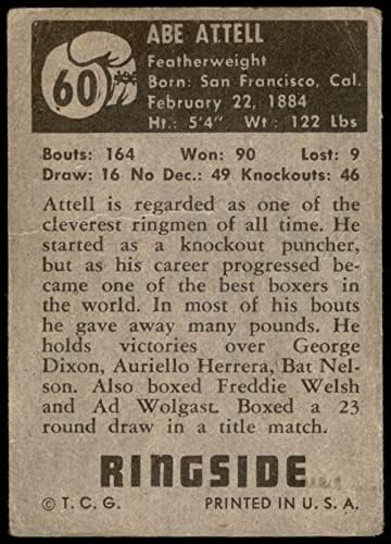 1951 Topps 60 Abe Attell (Kart) İYİ