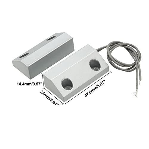 Fıelect Haddeleme Kapı Kontak Manyetik küçük indükleme anahtarı Alarmı için 2 Telli NC / N. O. Uygulamaları MC-56