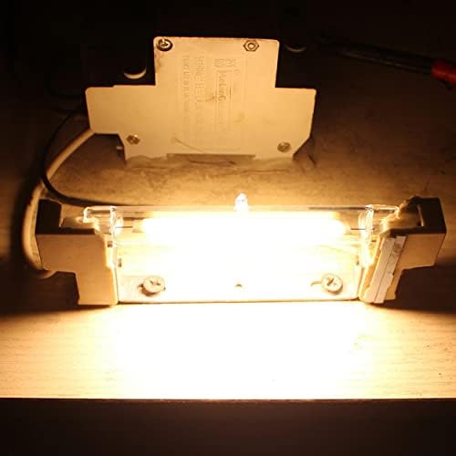 Edearkar 78mm 10 W R7S LED ampul J tipi T3 çift uçlu LED dim COB sel ışık(100 W halojen eşdeğer), 78mm J-tipi doğal