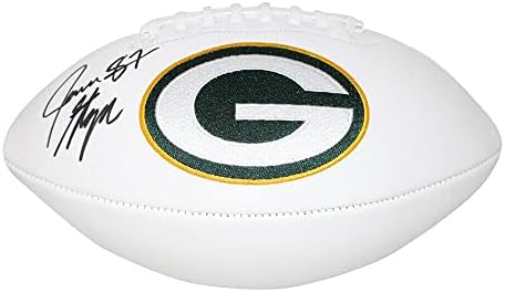 Jace Sternberger İmzalı / İmzalı Green Bay Packers Logosu Futbol JSA 30886-İmzalı Futbol Topları