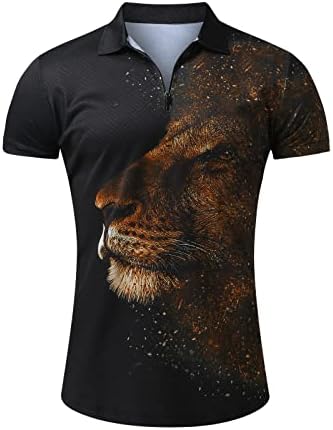 2023 Yeni Erkek Yaz Rahat Baskı Fermuar Turn Down Yaka Bluz Kısa Kollu Üstleri Gömlek Şort Kıyafetler Erkek Vücut