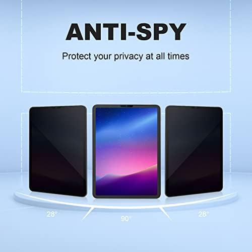JIEYKJO 2 Paket ekran koruyucu Koruyucu için iPad Pro 11 2021 2020 2018 - Anti-casus Anti-mavi ışık ekran koruyucu