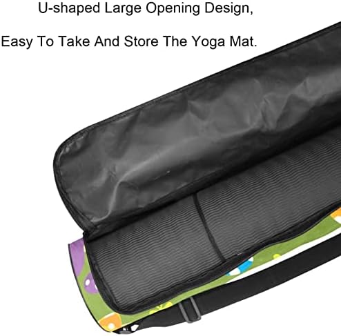 RATGDN Yoga Mat Çantası, Mantar egzersiz yoga matı Taşıyıcı Tam Zip Yoga Mat Taşıma Çantası için Ayarlanabilir Kayış