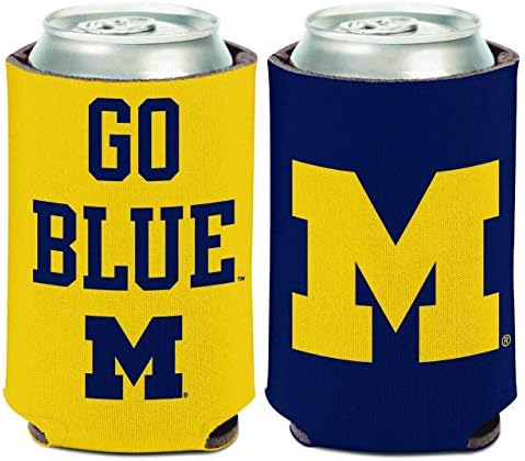 NCAA Michigan Wolverines Maviye Dönüyor 1 Paket 12 oz. 2 Taraflı Kutu Soğutucu