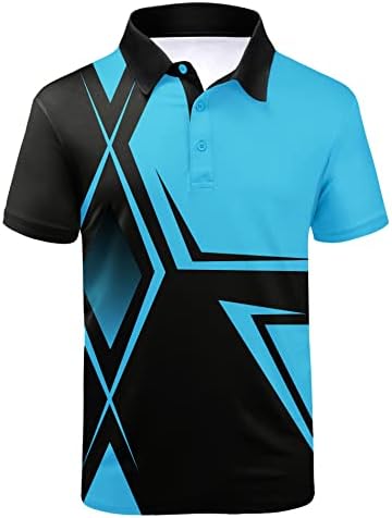 JACKETOWN erkek Golf polo gömlekler Hafif Kısa Kollu Polo rahat T-Shirt