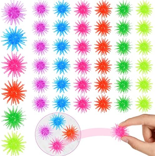 Charnıol 36 Pcs Pencere Paletli Topları Sıkı Yapışkan Haddeleme Topu Oyuncak Duvar Dağcılar Küçük Renkli Mini Kıpır