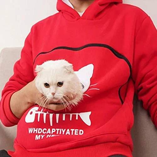 Kadın Pet Kılıfı Hoodie Hayvan Taşıyıcı Hood Tops Taşıma Kedi Kazak Bluz Yavru Tutucu Tişörtü Artı Boyutu