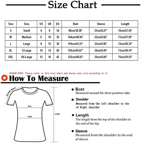 Rahat Batik T Shirt Kadınlar için Moda Baskı Gömlek Yuvarlak Boyun Kısa Kollu Tee Tops 2023 Yaz Bluzlar