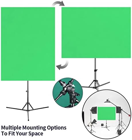 MJWDP 150x200m Yeşil Ekran Zemin Standı ile 4:3 Format Yatay/Dikey Mod Kırışıklık Dayanıklı Kumaş Oyun Videoları