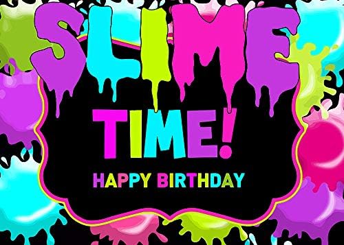 Bu Balçık Zaman Tema Fotoğraf Backdrop Renkli Fiesta Mutlu Doğum Günü Partisi Dekorasyon Fotoğraf Arka Plan Çocuklar