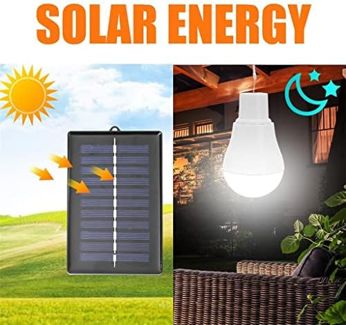 SHZBCDN Enerji Tasarrufu Açık Güneş Lambası şarj edilebilir Led Ampul Taşınabilir Güç Paneli Aydınlatma (Renk: Gösterildiği