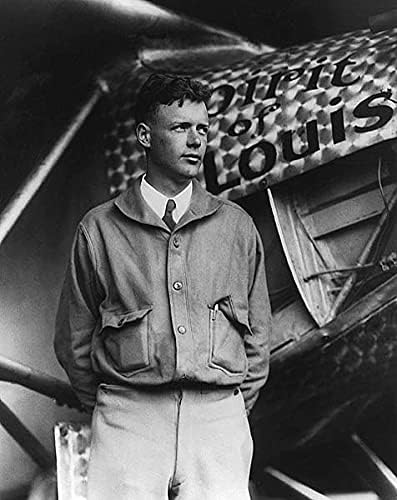 Charles Lindbergh St. Louis Ruhu 1927 11x14 Gümüş Halojenür Fotoğraf Baskısı