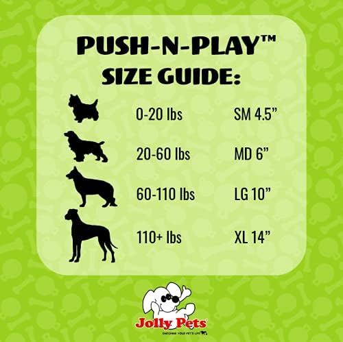 Jolly Evcil Push-n-Play Topu Köpek Oyuncak