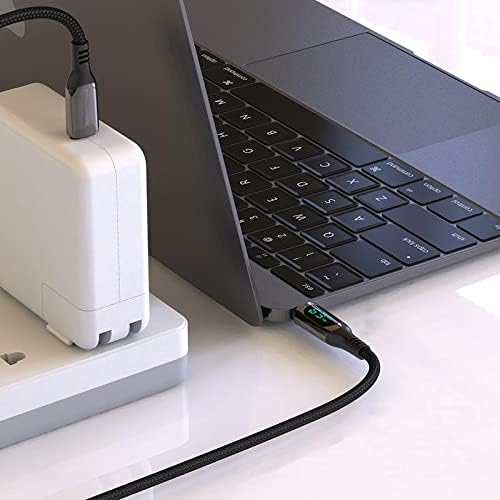 Astell & Kern A & Ultima SP2000T ile Uyumlu BoxWave Kablosu-PowerDisplay PD Kablosu (6ft) - USB-C'den USB-C'ye (100W),
