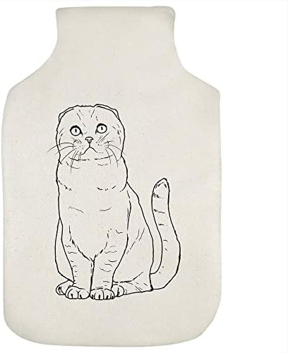 Azeeda 'Scottish Fold Cat' Sıcak Su Şişesi Kapağı (HW00027036)