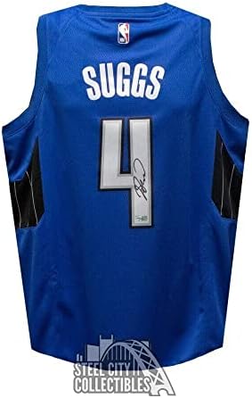 Jalen Suggs İmzalı Orlando Magic Nike Mavi Basketbol Forması-Fanatikler - İmzalı NBA Formaları