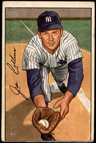 1952 Bowman Normal Beyzbol kartı181 New York Yankees'ten Joe Collins İyi Not Aldı