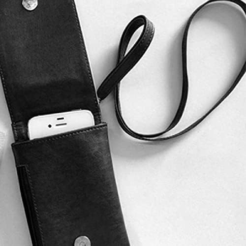 Mutlu Şükran Günü Gıda Desen Telefon cüzdan çanta Asılı Cep Kılıfı Siyah Cep