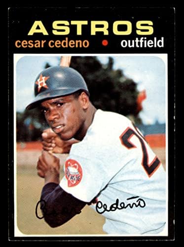 1971 Topps 237 Cesar Cedeno Houston Astros (Beyzbol Kartı) ESKİ / MT Astros