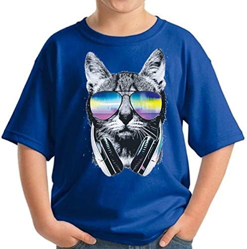 Pekatees Kedi T-Shirt Güneş Gözlüğü Çocuk T Shirt
