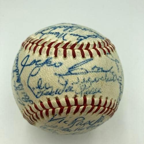 Güzel Jackie Robinson Joe Dimaggio Şöhret Salonu Çok İmzalı Beyzbol JSA İmzalı Beyzbol Topları