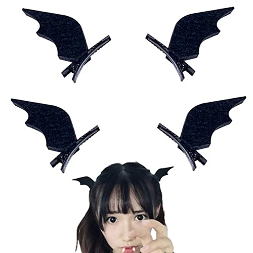Batwing Saç Klipleri Cadılar Bayramı Aksesuarları Kadınlar Kızlar için Yarasa saç aksesuarları Şeytan Yarasa Kulakları