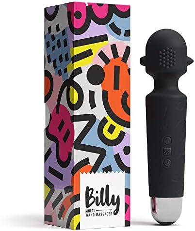 Billy Wellness-22 Desenli Silikon Tam Vücut Masaj Değneği, 6 Hız-Suya Dayanıklı, Hızlı Şarj-Benzersiz, Uyarıcı Yüzeylere
